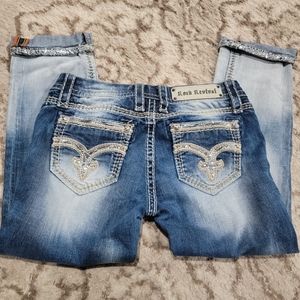 Rock Revival Capri Jeans size 29